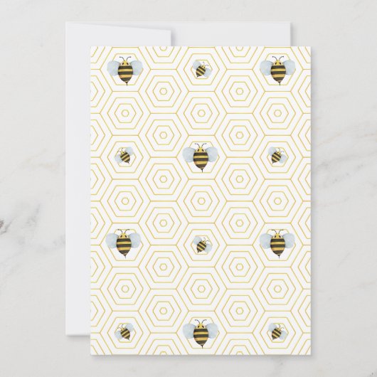 ママビーベイビーシャワー招待状 招待状 (裏面)