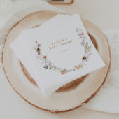 ママビーワイルドフラワーベビーシャワー スタンダードカクテルナプキン