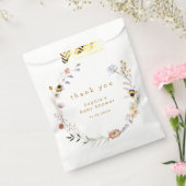 ママビーワイルドフラワーベビーシャワー フェイバーバッグ (封をした状態)