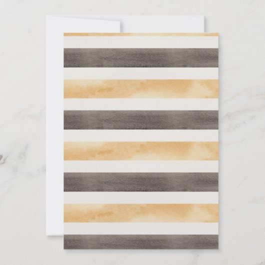 ママビーワイルドフラワーベビーシャワー 招待状 (裏面)