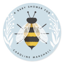 ママビー男の赤ちゃんシャワーシール