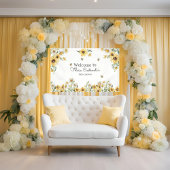 ママビー(昆虫)マルハナバチベビーシャワー歓迎バナー 横断幕