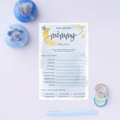 ママピンクの紙ゲームカードを知っている月越え チラシ (シングル)