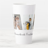 ママフォトコラージュラテマグfor Mother's day カフェラテマグ (正面)