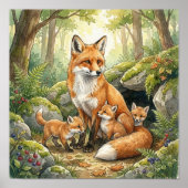 ママフオックスとその赤ちゃんの保育園 ポスター (正面)