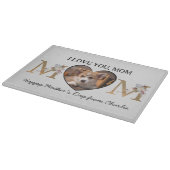 ママフローラカスタムハート写真から犬 カッティングボード (角)