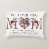 ママフローラハート写真植物学 アクセントクッション (裏面)