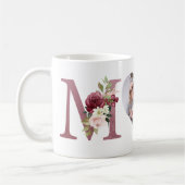 ママフローラハート写真植物学 コーヒーマグカップ (左)