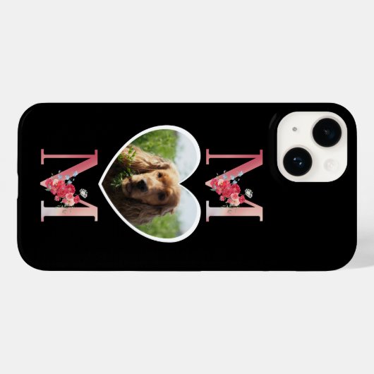ママフローラハート犬からの写真 Case-Mate iPhoneケース (裏面 (横))