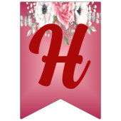 ママフローラブーケ母の日 バンティングフラッグ (第2の旗)