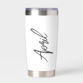 ママフローラ パーソナライズされた 保温保冷タンブラー (背面)