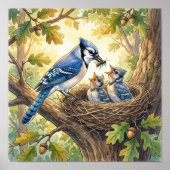 ママブルージェイと子ガモの保育園 ポスター (正面)