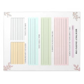 ママプランナー 月間概要 ファミリーオーガナイザー ノートパッド (正面)