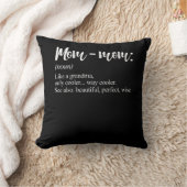 ママプレゼント定義おばあちゃんママ母ママ日 クッション (ブランケット)