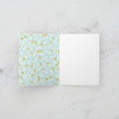 ママベアと男の赤ちゃんありがとう カード (内部)