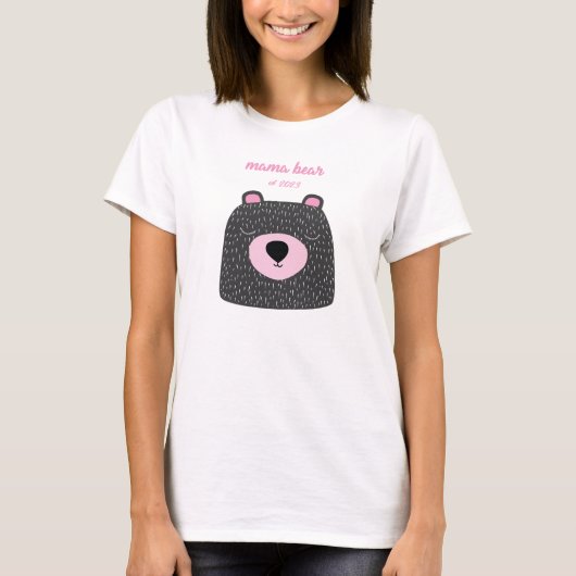 ママベアのオーダーメイドTシャツ 新米ママへのギフト Tシャツ (正面)