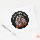 ママベアのレーシール ラウンドシール (封筒)