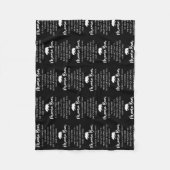 ママベアは甘い方だ  フリースブランケット (正面)