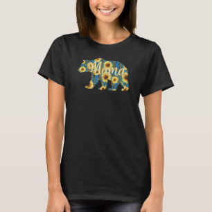 ママベアひまわりママ生活 Tシャツ