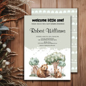 ママベアアドベンチャーは赤ちゃんシャワーの招待状を待っている 招待状