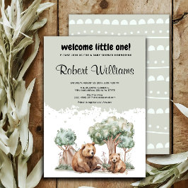 ママベアアドベンチャーは赤ちゃんシャワーの招待状を待っている 招待状