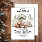 ママベアアドベンチャーは赤ちゃんシャワーの招待状を待っている 招待状