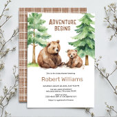 ママベアアドベンチャーは赤ちゃんシャワーの招待状を待っている 招待状