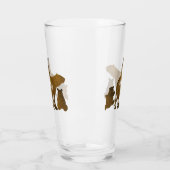 ママベアウィズ3ベビーベアーカブズマ後を追マ タンブラーグラス (左)