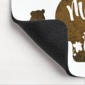 ママベアウィズ3ベビーベアーカブズマ後を追マ マウスパッド (コーナー)