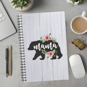 ママベアエレガントフローラ素朴フラワーママ プランナー手帳