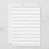 ママベアキュートベビーシャワー招待状 招待状 (裏面)