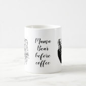 ママベアコーヒーの前おもしろいに コーヒーマグカップ (中央)