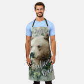 ママベアズコージーキッチンエプロン エプロン (着用した状態)