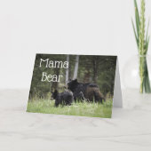 ママベアハッピーマザーズデイカード カード (正面)