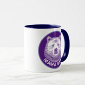 ママベアハンドドローイラストレーション マグカップ (正面右)