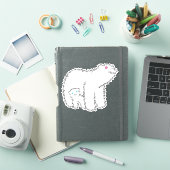 ママベアフラワーズスターズライン シール (iPadカバー)