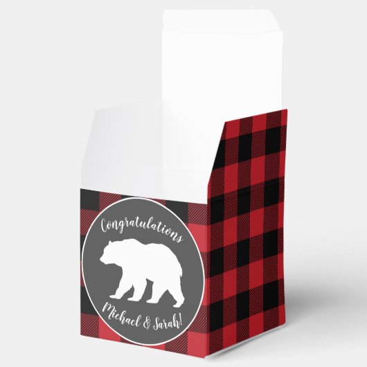 ママベアベビーシャワーウッドランドロッジ フェイバーボックス (オープン)