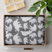 ママベアベビーシャワーウッドランドロッジ 薄葉紙 (ギフト)