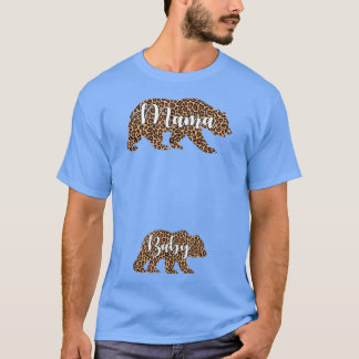 ママベアベビーベア妊娠妊娠マママヒョウ Tシャツ