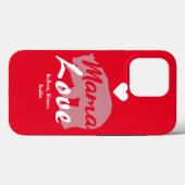 ママベアママ子パーソナライズされたカスタマイズ名 Case-Mate iPhoneケース (裏面 (横))