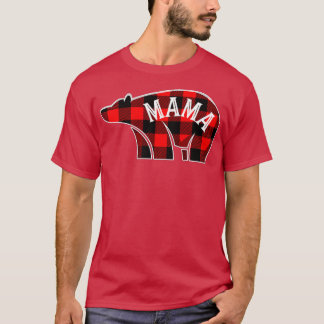 ママベアークリスマスプレッドファミリーマッチングパジャマM Tシャツ