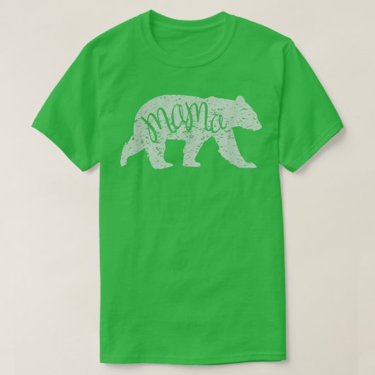ママベアーシャツグラフィックティー Tシャツ (デザイン正面)