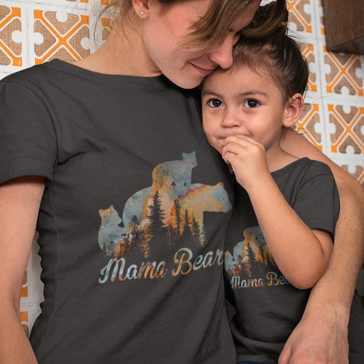 ママベアーズベビーベアーズヴィンテージ森マザーズ Tシャツ