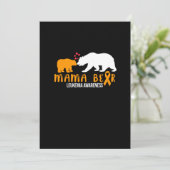 ママベア白血病認識度オレンジリボンサポート 招待状 (スタンド正面)