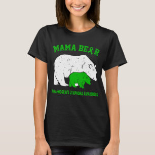 ママベア非ホジキンリンパ腫認識度 Tシャツ