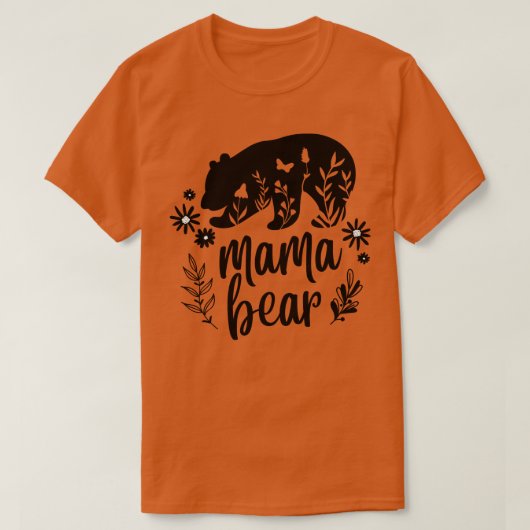 ママベア1 Tシャツ (デザイン正面)