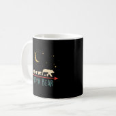 ママベア4匹の子 コーヒーマグカップ (正面左)