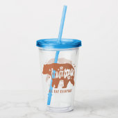 ママベア アクリルタンブラー (裏面)