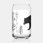 ママベア ガラス缶 (正面)