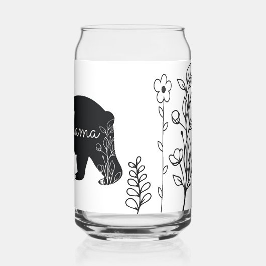 ママベア ガラス缶 (裏面)